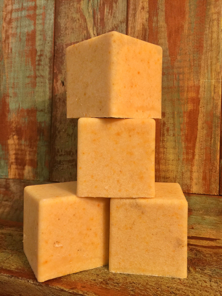 Orange sea salt soap