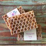Honeycomb Soap. Raw Honey, Beeswax, Natural Soap, Handmade Soap