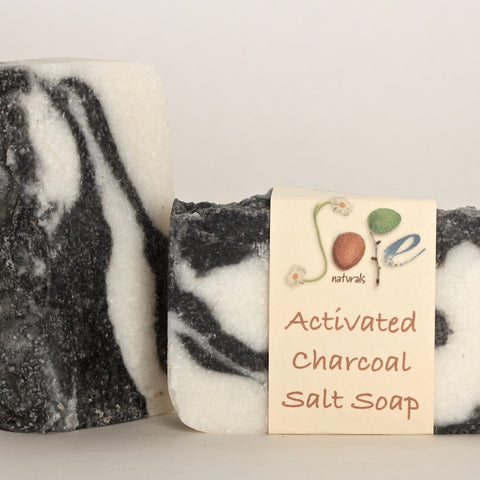 Activated Charcoal Salt Soap