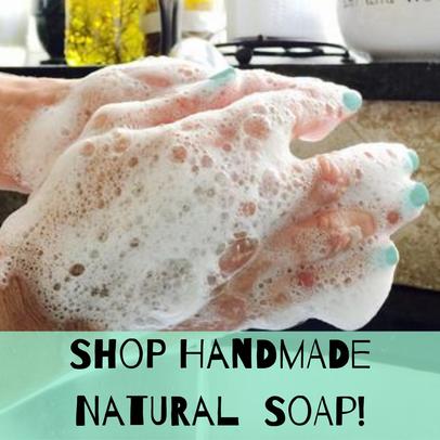 natural soap lather